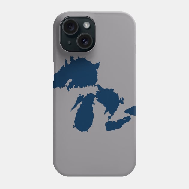 Coronelli Great Lakes Map 1694 Phone Case by fortheloveofmaps