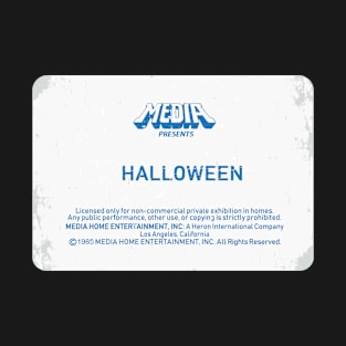 Halloween VHS Sticker T-Shirt