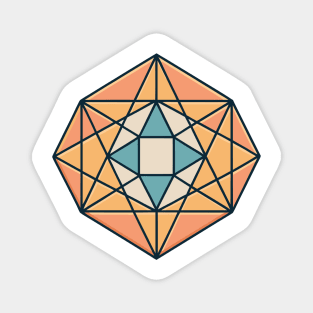 Stellar symmetry in sacred geometric form Magnet