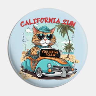 california sun Pin