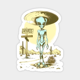 Alien Uranus Magnet