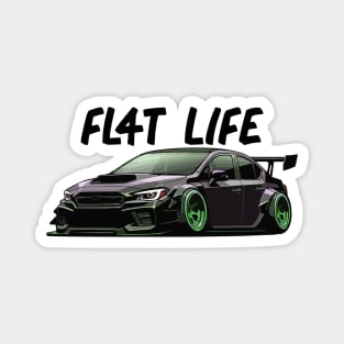 WRX STI Car Art - Subaru Impreza Widebody Modified Flat-4 JDM Car Magnet