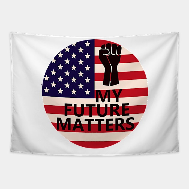 My Future Matters Tapestry by Blood Moon Design