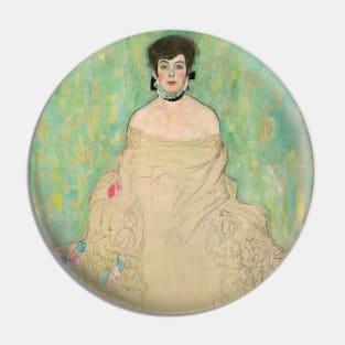 Portrait of Amalie Zuckerkandl by Gustav Klimt Pin