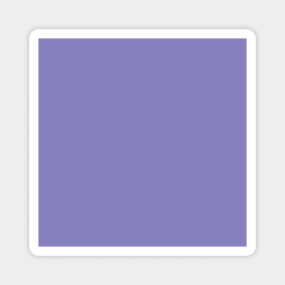 Blue Violet Solid Color Magnet