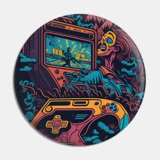 Nostalgic Quest - Journey into Retro Video Games Pin