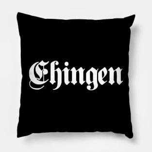 Ehingen written with gothic font Pillow