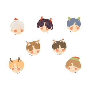 Christmas BTS Sticker Pack T-Shirt