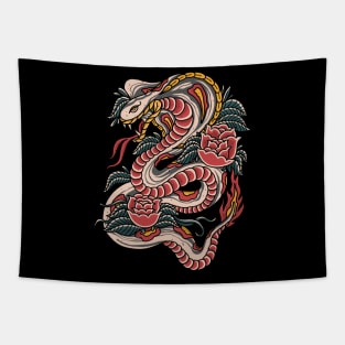 Snake and Rose Tapestry