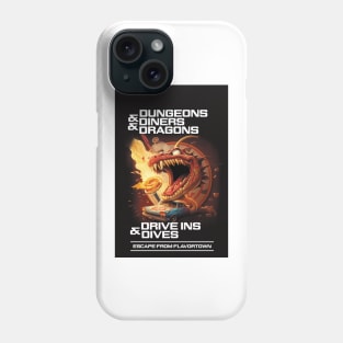 Dungeons & Diners & Dragons & Drive-Ins & Dives Escape From Flavortown Phone Case