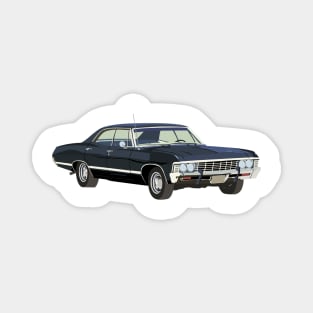 Vintage Muscle Car Magnet