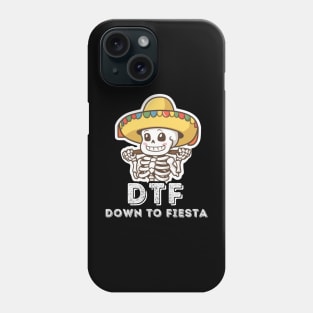 Happy Skeleton Down To Fiesta Phone Case