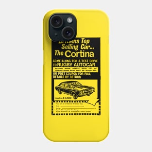 FORD CORTINA MK3 - dealer advert Phone Case