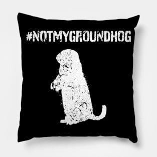 Not My Groundhog Pillow