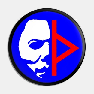 Michael Myers / Thorn Symbol (Red,White & Blue) Pin