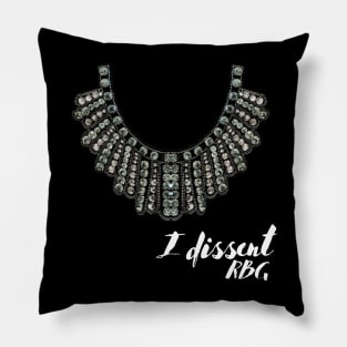 I Dissent RBG Collar Pillow