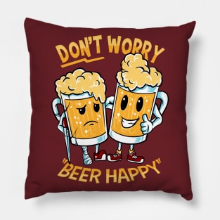 happy beer Pillow