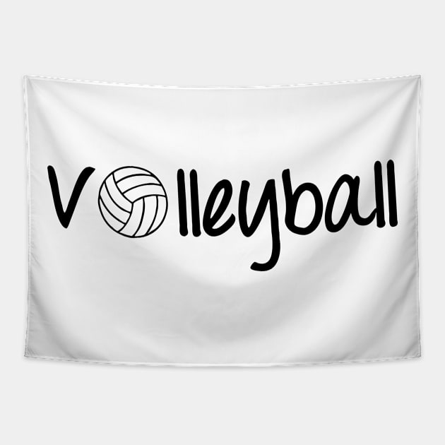 Symple Volleball Tapestry by Nayo Draws