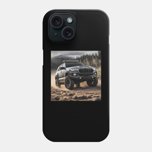 Off-roading in wilderness Phone Case by MobbWorld