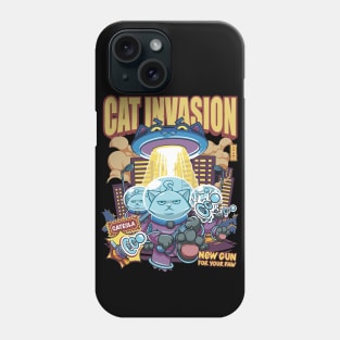 Cat Invasion: Tesla Gun Phone Case