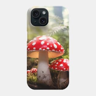 Mushroom Forest Nature Serene Tranquil Phone Case