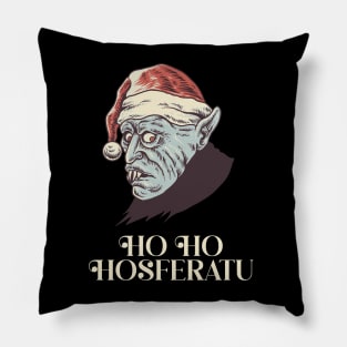 Ho Ho Hosferatu | Christmas Nosferatu | Santa Vampire Pillow