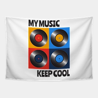 Vintage Music T-Shirt Tapestry