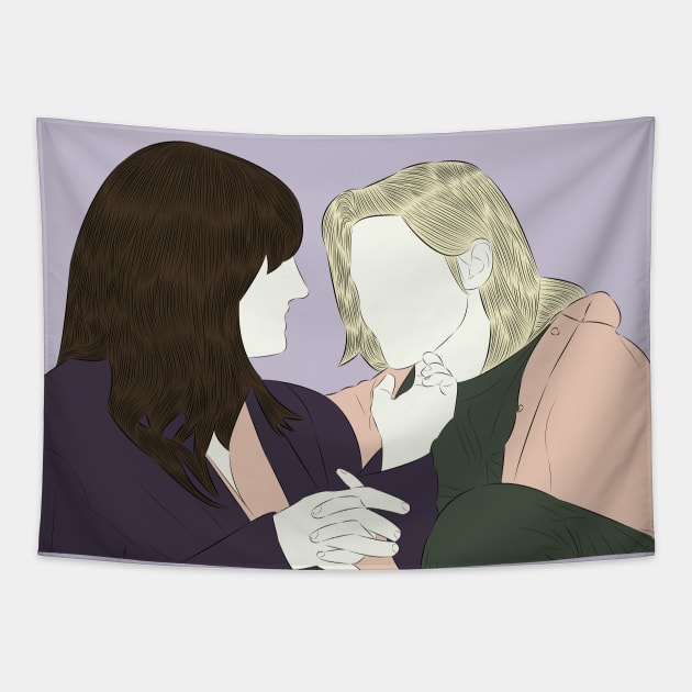 Abby x Harper - Happiest Season Tapestry by LiLian-Kaff