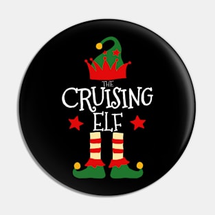 Cruising Elf Matching Family Group Christmas Party Pajamas Pin