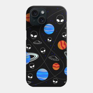 alien space travel and living routes ecopop Phone Case