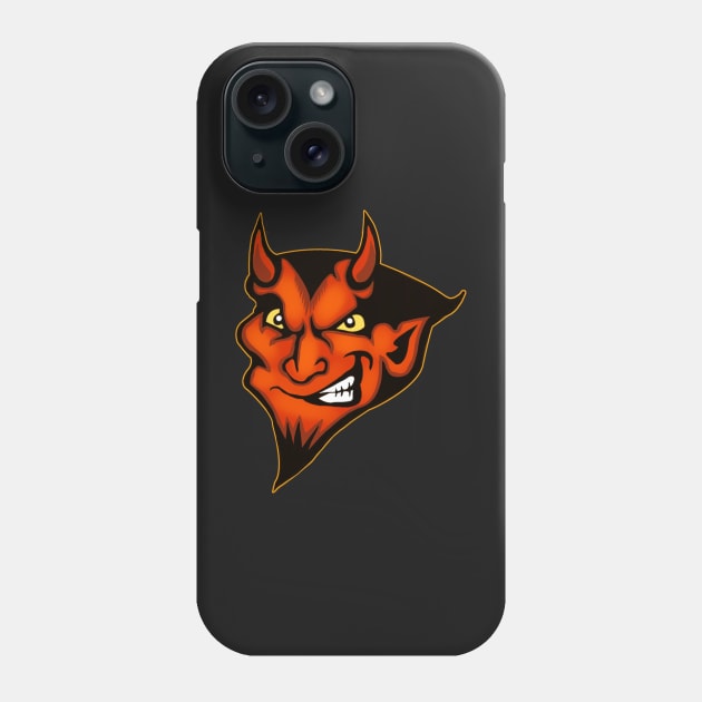 Devil Head Phone Case by RowdyPop