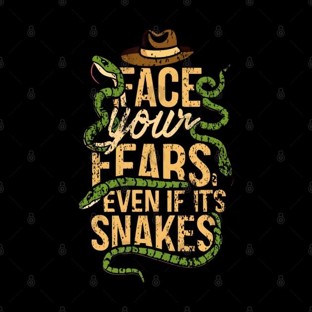 Face Your Fears, Even if It's Snakes - Adventure by Fenay-Designs