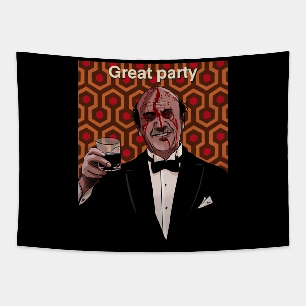 Great Party The Shining Stephen King Tapestry by ThatJokerGuy