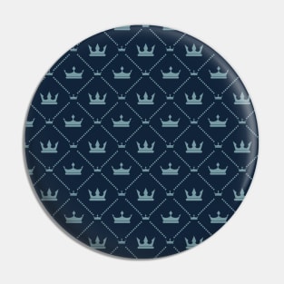 Cute Geometric Crown Pattern Pin