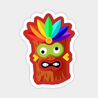 Tiki Mask Magnet