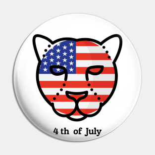 Happy independence day USA 4th of July Pin