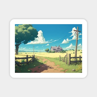 Farmhouse - Postcard Series Magnet