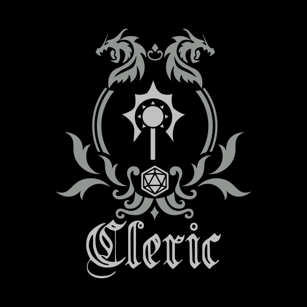 D&D Cleric Simple Class Emblem by Sunburst