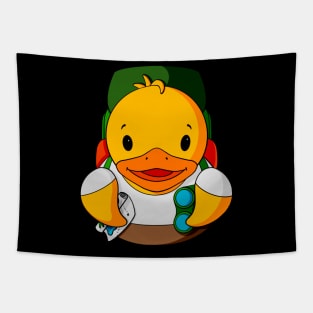 Backpacker Rubber Duck Tapestry