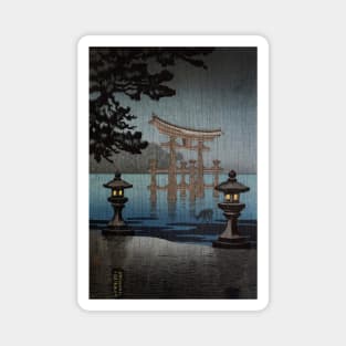 Rainy Miyajima by Tsuchiya Koitsu Magnet