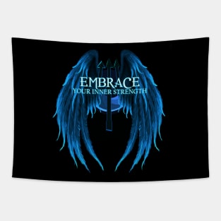 Embrace Your Inner Strength Poseidon Tapestry