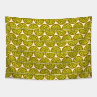 Wavy Lemon Tapestry