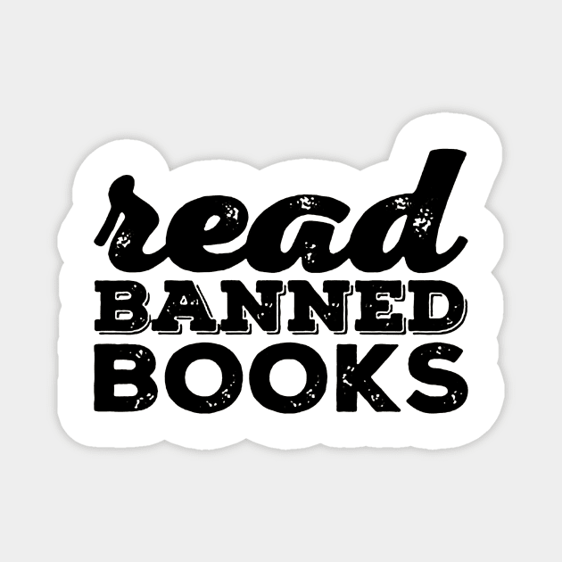 Read Banned Books Magnet by ninazivkovicart