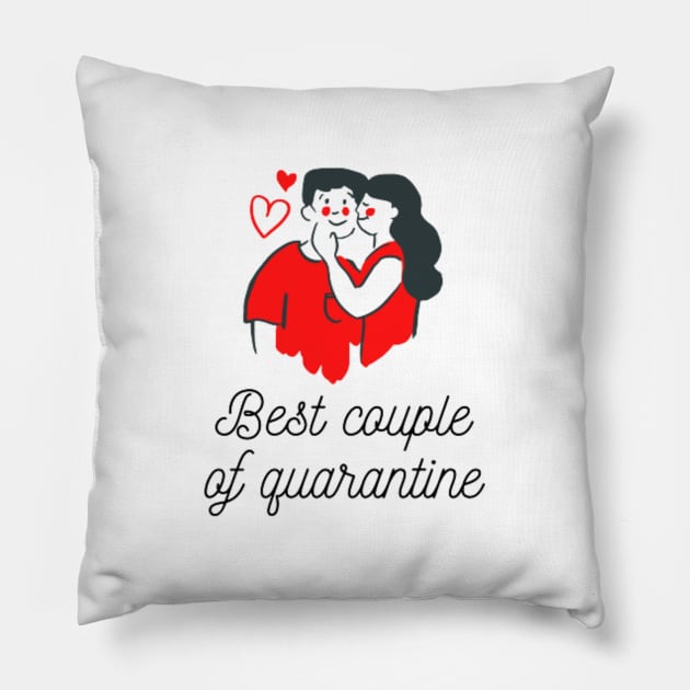 Best Couple of Quarantine Pillow by ugurbaristas