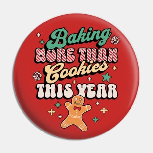 Baking more than Cookies This Year Pregnancy Reveal Xmas Pin