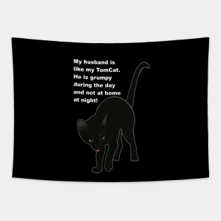 Tom Cat Tapestry