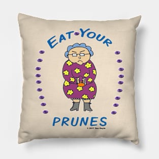 Edna: Eat Your Prunes Pillow