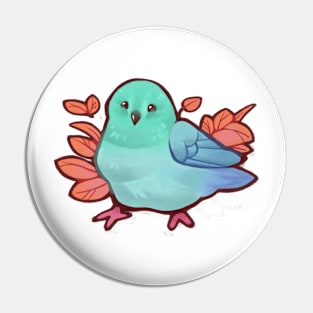 Little blue bird Pin