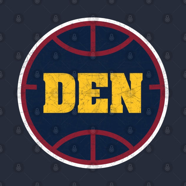 Denver Vintage Basketball by WalkDesigns