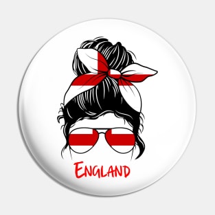 England girl, England Flag, England gift heritage, English girlfriend Pin